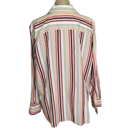 Women’s Plus Size 22 Striped Shirt Tommy Hilfiger Long Sleeve - Picture 16 of 16